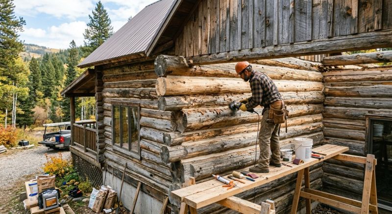 Log Home Repair in Houston, TX