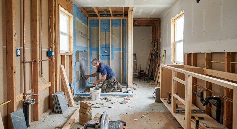 Bathroom Floor Replacement in Conroe, TX