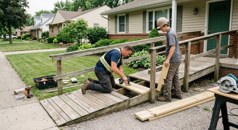 Wood Ramp Repair in Wilmington, NC